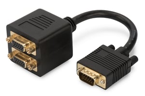 Digitus Y-kabel till VGA-skärm