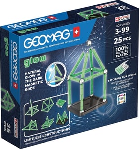 Geomag Glow Recycled Leksak med neodymmagnet