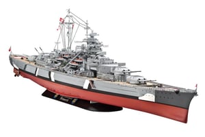 Revell Bismarck – Modell eines Kriegsschiffs, Bausatz im Maßstab 1:350