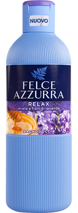 Felce Azzurra Relax Food-Grade Fragrance 650 ml Honey, Lavender Bath