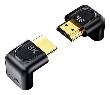 UNITEK A1046ABK03 przejściówka do kabli HDMI Czarny