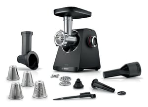 Bosch Serie 4 MFWS440B Fleischwolf 1900 W Schwarz, Silber