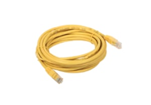 A-LAN KKU5ZOL0.5 Network Cable, Yellow 0,5 m Cat5e U/UTP (UTP)