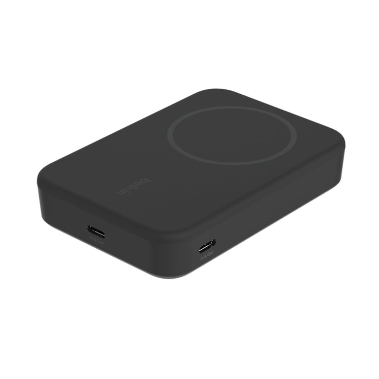 фото Зовнішній акумулятор (павербанк) Belkin BoostCharge Pro Magnetic 10K 10000mAh 15W Black (BPD008BTBK)