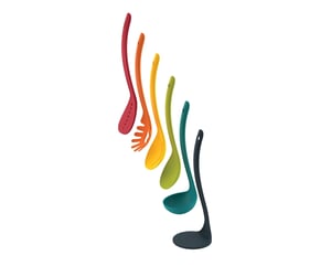 Joseph Joseph 10124 Kitchen Spatula, 5-piece set