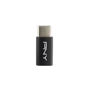 PNY A-TC-UU-K01-RB adapter för USB Type-C- till Micro-USB-kablar, svart