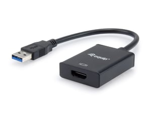 Equip 133385 externe USB-Grafikkarte 1920 x 1080 px Schwarz