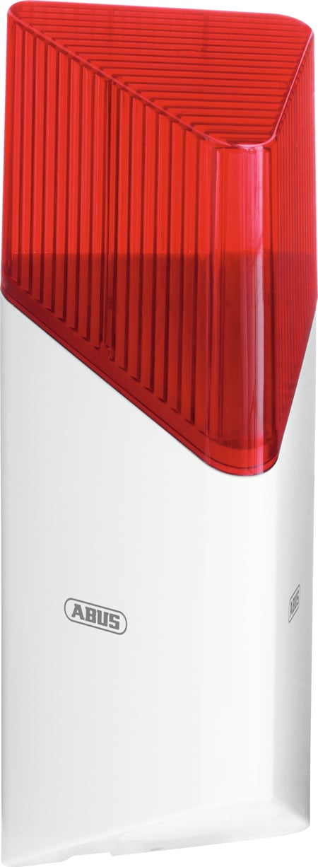 ABUS FUSG45000 syrena Syrena bezprzewodowa Zewnętrzna Czerwony, Biały