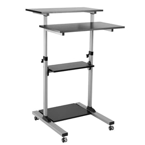 ROLINE 17.02.1547 Halterung und Ständer für Multifunktionsgeräte/PCs/Workstations, 60 kg, Aluminium, Schwarz