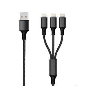 2GO 797155 kabel Lightning 1,5 m Czarny