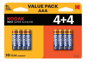 Kodak 30419896 AAA-batteri för hemmabruk