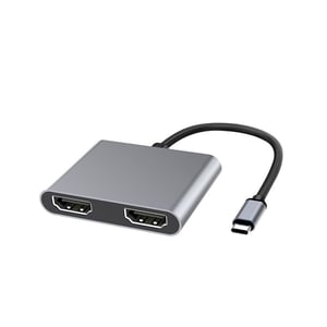 Microconnect USB3.1CHDMIX2 externe USB-Grafikkarte, schwarz