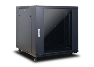 Inter-Tech 88887258 stojak 15U Stojak wolnostojący Czarny