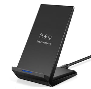2GO 797330 ładowarka do urządzeń przenośnych Smartfon Czarny USB Bezprzewodowe ładowanie Szybkie ładowanie Wewnętrzna