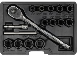 Yato YT-05897 Screw Extractor Set, 16 pcs.