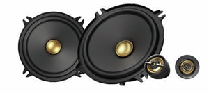 Pioneer TS-A1301C Car Speaker, Round, 2-Way, 300 W, 2-Pack