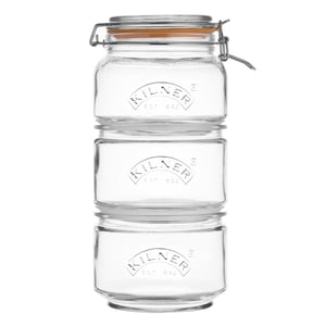 Kilner 65025897 Cylidner Jar, Clear Glass
