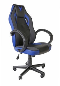 Varr Indianapolis Gamingfåtölj Vadderad klädd sits Svart, Blå
