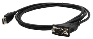 EXSYS EX-13001 kabel równoległy Czarny 1,8 m USB Typu-A RS-232