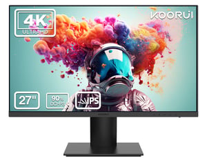 Koorui N07 monitor komputerowy 68,6 cm (27") 3840 x 2160 px 4K Ultra HD Czarny