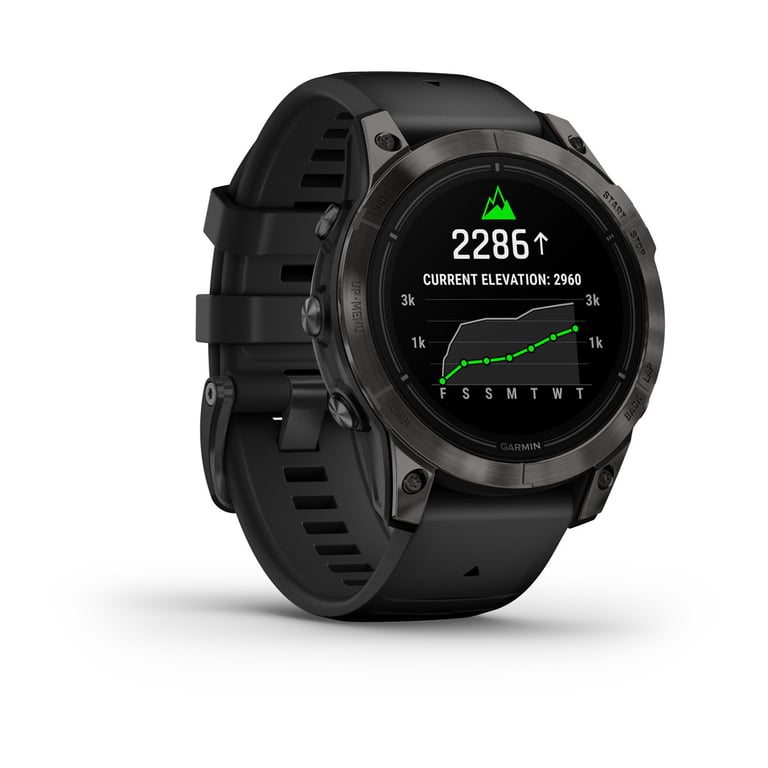 фото Смарт-годинник Garmin Epix Pro Gen 2 Sapphire 47mm Carbon G. DLC Tit. with Black Band (010-02803-10/11/54)