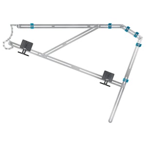 wolfcraft GmbH 5210000 Treppenmessgerät, schwarz, Edelstahl