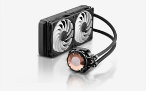Sapphire NITRO+ S240-A AIO-Prozessor-Flüssigkeitskühlset 12 cm Schwarz