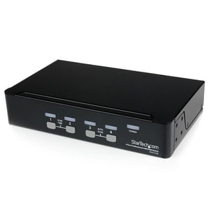 StarTech SV431USB KVM Switch, Rack-Mountable, Black