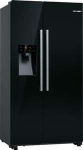 Bosch Serie 6 KAD93ABEP beidseitig zu öffnender Kühl-Gefrierschrank, freistehend, 562 l, schwarz