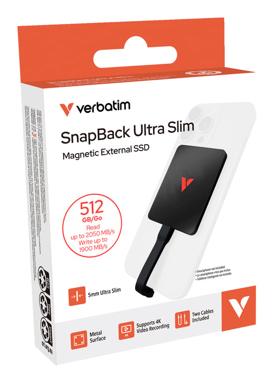 фото SSD накопитель Verbatim SnapBack Ultra Slim 512 GB (32335) 1
