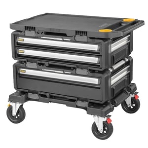DeWALT DWST60520-1 verktygslåda Verktygslåda Metall, Svart plast, Rostfritt stål, Gul