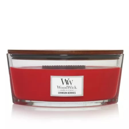 WoodWick Crimson Berries świeca Elipsa Czerwony 1 szt.