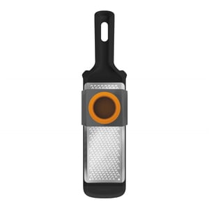 Fiskars 1014412 ręczna tarka / spiralizer Tarka płaska Czarny, Pomarańczowy