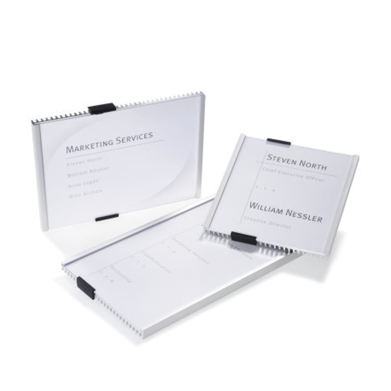 Durable 480123 Uchwyt na znak i stojak informacyjny Aluminium Srebrny