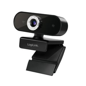 LogiLink UA0371 3 MP Webcam, 1920 x 1080 px, USB 2.0, Black, Silver