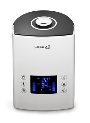 Clean Air Optima CA-606 nawilżacz powietrza Ultradźwiękowy 5 l Czarny, Biały