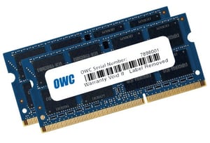 OWC OWC1600DDR3S16P minnesmodul 16 GB 2 x 8 GB DDR3 204-stifts SO-DIMM