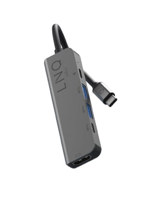 LINQ LQ48002 stacja dokująca Przewodowa USB 3.2 Gen 1 (3.1 Gen 1) Type-C Szary