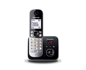 Panasonic KX-TG6821 Telefon w systemie DECT Nazwa i identyfikacja dzwoniącego Czarny, Srebrny