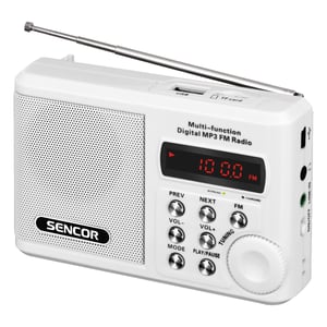 Sencor SRD 215 W Analogradio, weiß