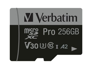 Verbatim 47045 flashminne 256 GB MicroSDXC UHS-I Klass 10