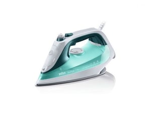 Braun SI 7042 GR 2400 W Dry and Steam Iron, Green, White