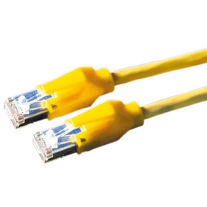Draka Comteq S/FTP-Patchkabel Cat6, gelb, 2 m Netzwerkkabel, gelb