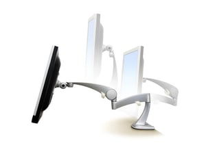 Ergotron Neo Flex LCD Arm 55,9 cm (22") Biurko Srebrny