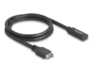 DeLOCK Kabel USB 10 Gbps Typ-E A Key 20-pinowy męski na USB Type-C żeński 70 cm