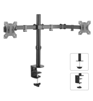 Maclean MC-754 Monitor Mount / Stand, 81.3 cm (32"), Desk, Black
