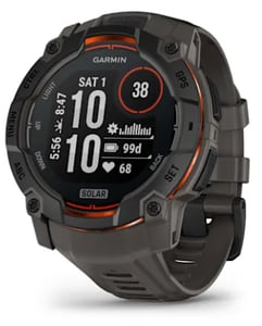 Garmin Instinct 3 Solar 3,3 cm (1,3") MIP 50 mm Digital 176 x 176 px Touchscreen Schwarz GPS