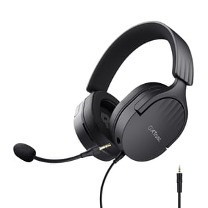 Trust GXT 489 FAYZO Wired Headset with Headband for Gaming, Black