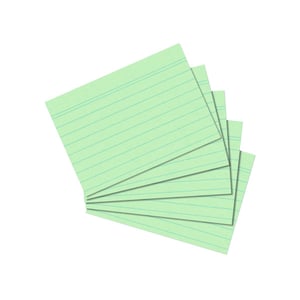 Herlitz 1150754 catalog card, Green, 1 pc.