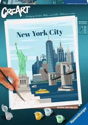 Ravensburger 23686 kolorowanka Zestaw do kolorowania według numerów